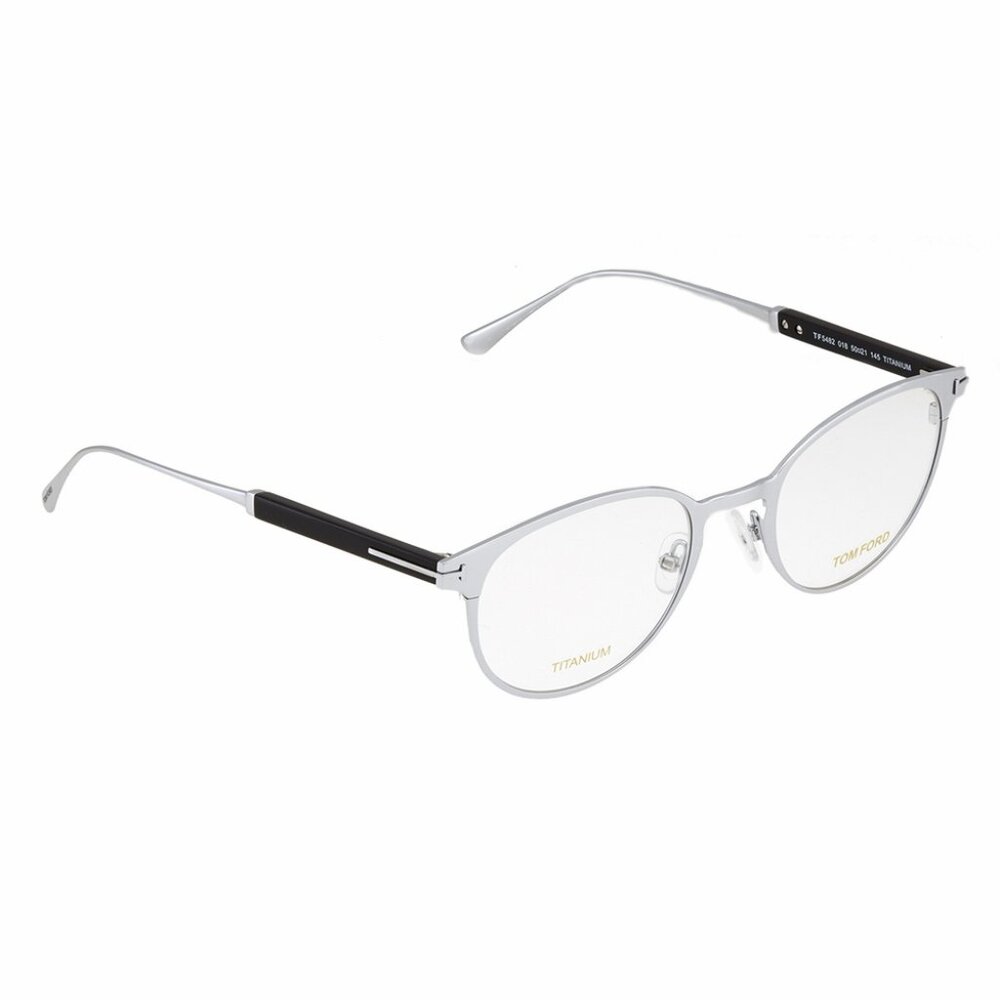 COPY - Tom Ford TF5482-018 Progressive Designer Blue Light Glasses in Silver Bl…